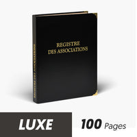 Registre des Associations 100 pages Luxe