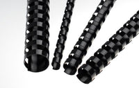 Reliure plastique - diamètre 12 mm - Boite de 100 reliures