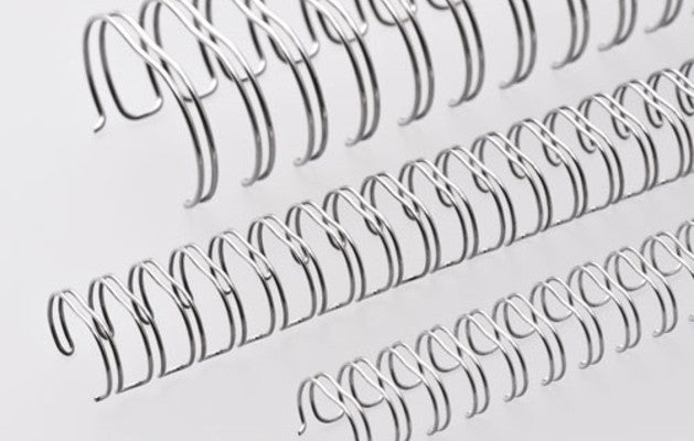 Reliure métallique 3:1 - diamètre 1/2" ≃ 12,7 mm - Boite de 100 reliures