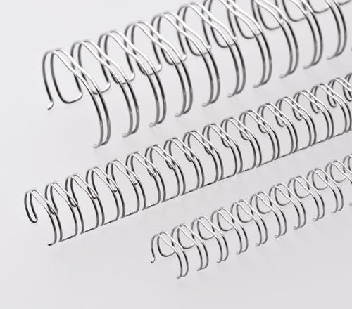 Reliure métallique 2:1 - diamètre 5/8" ≃ 16 mm - Boite de 50 reliures