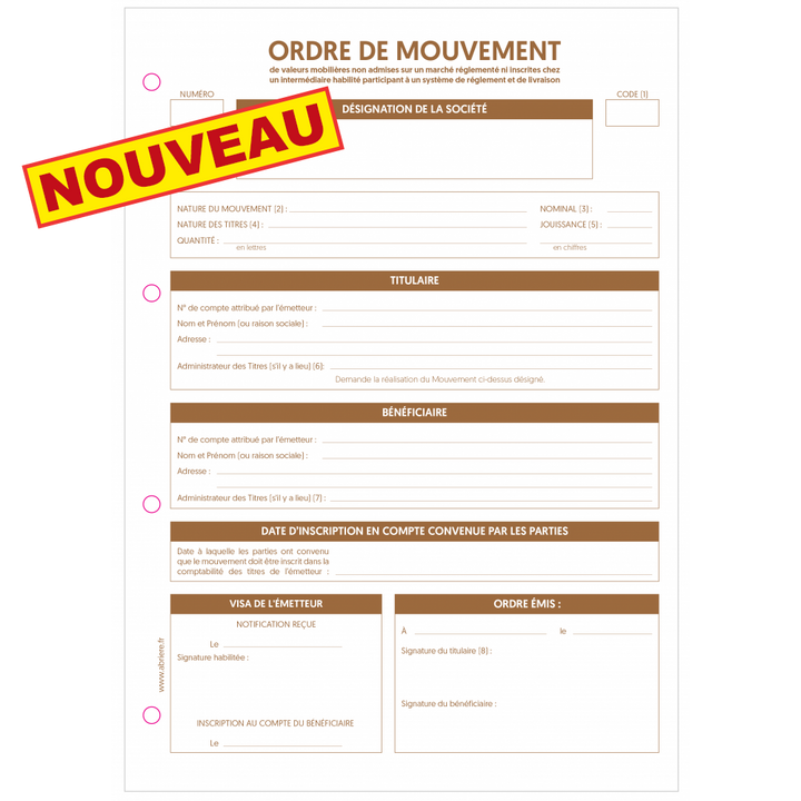 Ordre de mouvement