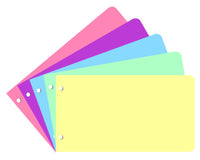 Intercalaires de révision Bloc de 250 intercalaires 125 x 225 mm - 180g