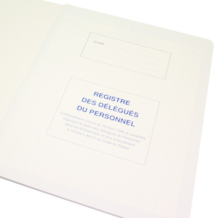 Registre délégués du personnel