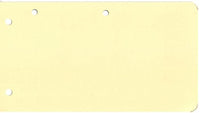 Intercalaires de révision Bloc de 250 intercallaires 125 x 225 mm