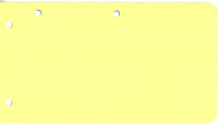 Intercalaires de révision Bloc de 250 intercallaires 125 x 225 mm