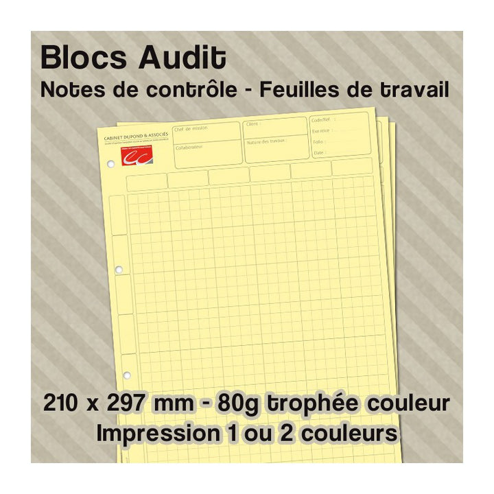 Bloc audit personnalisé
